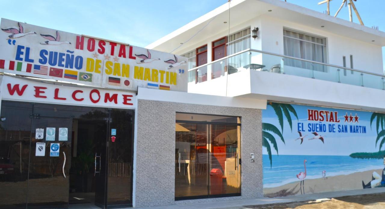 Hostal El Sueno De San Martin Paracas Exterior photo